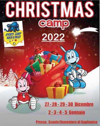CHRISTMAS Camp 2022 a Gaglianico 6-14 anni