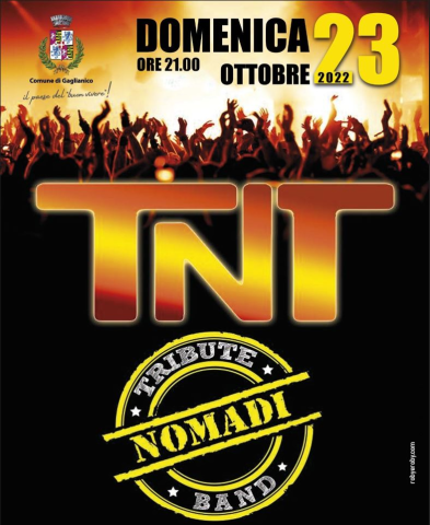 DOMENICA 23 OTTOBRE 2022 "TNT" CONCERTO