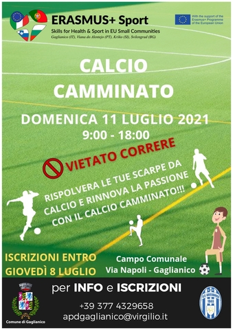 Calcio Camminato - Erasmus+ Sport