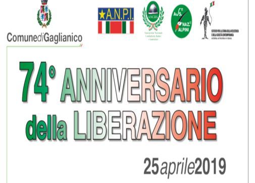 74° Anniversario della Liberazione 25 aprile