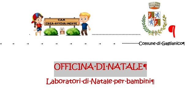 Laboratorio di Natale per bambini dai 3 ai 7 anni: Officina di Natale